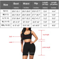 Odm Two Pieces High Waist Sport Seamless Red Yoga Pants Sets Fitness Leggings two piece short set